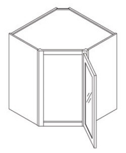KCD Brooklyn Slate Corner Wall Stackable Cabinet - BS-CWS2715