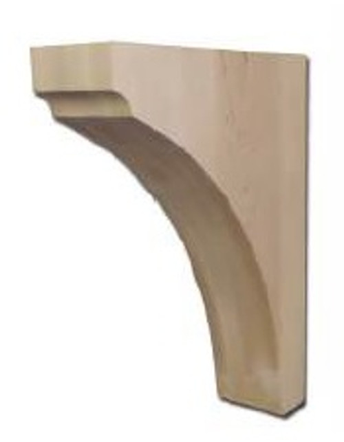 Castlewood - SY-CA-7-RW - Coved Corbel - Rubberwood