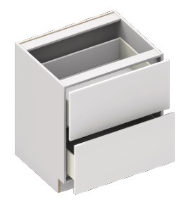 Blue Valley Shaker Stone Gray Kitchen Cabinet - SG-2DB30