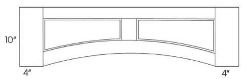 CNC Cabinetry Elegant White Kitchen Cabinet - VALP36