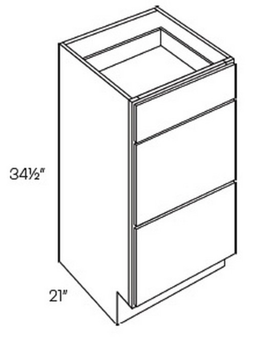 CNC Cabinetry Elegant White Bath Cabinet - VDB18