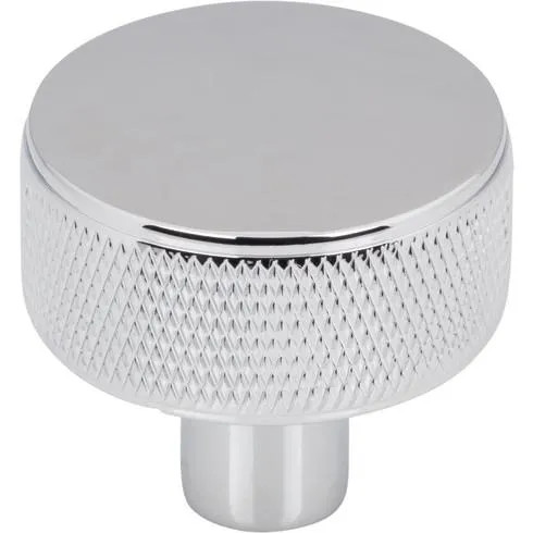 Top Knobs - Garrison Collection - Burnham Round Knob 1 1/4 Inch - Polished Chrome - TK3230PC