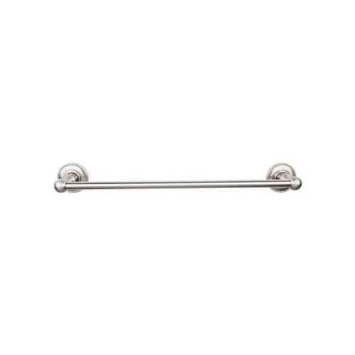 Top Knobs - Edwardian Bath Collection - Edwardian Bath 30" Single Towel Bar Beaded Backplate - Antique Pewter - ED10APA