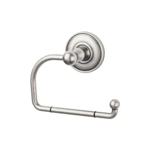 Top Knobs - Edwardian Bath Collection - Edwardian Bath Tissue Hook Plain Backplate - Antique Pewter - ED4APD