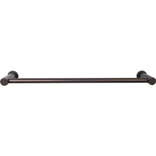 Top Knobs - Hopewell Bath Collection - Hopewell Bath 18" Single Towel Bar - Oil Rubbed Bronze - HOP6ORB