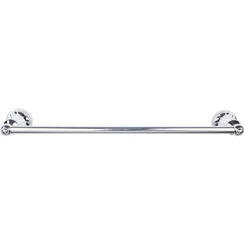 Top Knobs - Hudson Bath Collection - Hudson Bath 24" Single Towel Bar - Polished Chrome - HUD8PC