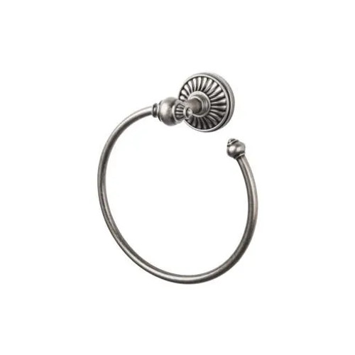 Top Knobs - Tuscany Bath Collection - Tuscany Bath Ring - Pewter Antique - TUSC5PTA