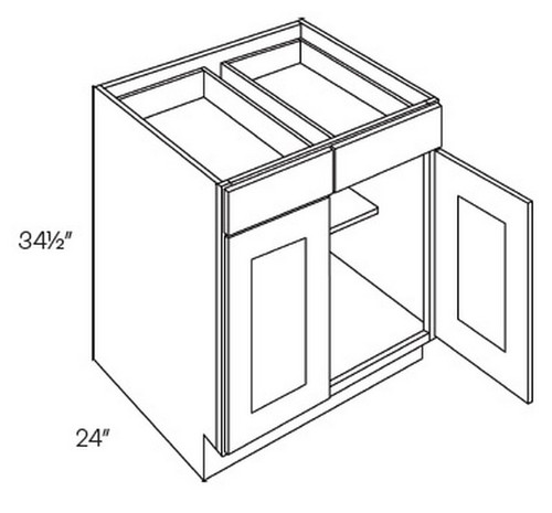 CNC Cabinetry Elegant Dove Kitchen Cabinet - B36