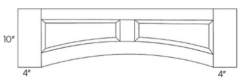 CNC Cabinetry Elegant Dove Kitchen Cabinet - VALPR42