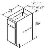 Aristokraft Cabinetry All Plywood Series Dana PureStyle Vanity Base VB21