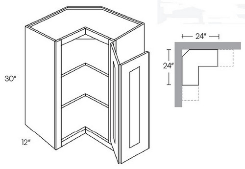 CNC Cabinetry Elegant Stone Kitchen Cabinet - WSQ2430