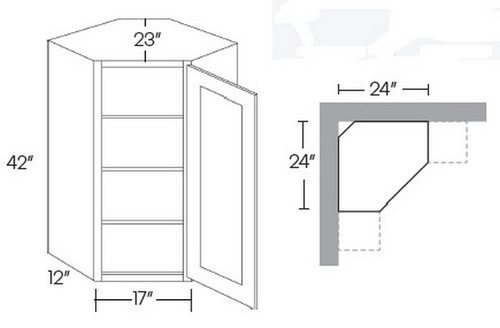 CNC Cabinetry Elegant Stone Kitchen Cabinet - CW2442