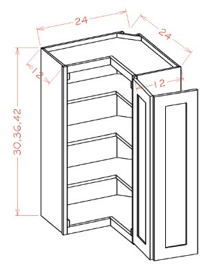 U.S. Cabinet Depot - Oxford Sage - Wall Easy Reach - OS-WER2430