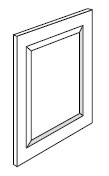 JSI Cabinetry Amesbury White Slab Kitchen Cabinet - BDEC-AW