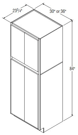Aristokraft Cabinetry Select Series Dayton Paint Utility Cabinet U36B