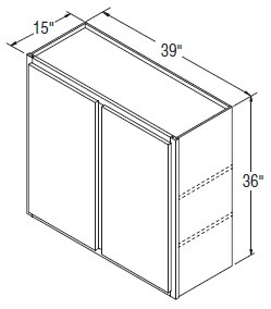 Aristokraft Cabinetry Select Series Durham PureStyle Wall Cabinet W393615