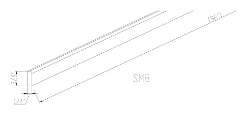 Barley Scribe Moulding BA-SM8