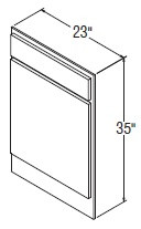 Aristokraft Cabinetry Select Series Elkins PureStyle Decorative End Panel DBEPR
