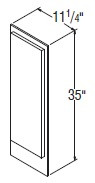 Aristokraft Cabinetry Select Series Elkins PureStyle Decorative End Panel DBEPFH-12L