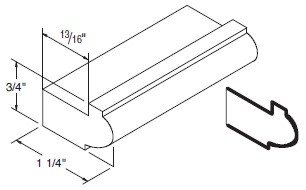 Aristokraft Cabinetry All Plywood Series Gaither Paint 5 Piece Light Rail Moulding MLR8