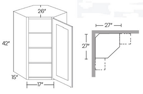 CNC Cabinetry Park Avenue White Kitchen Cabinet - CW2742