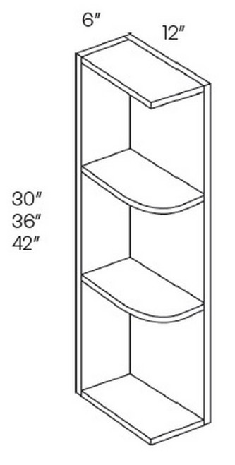 CNC Cabinetry Park Avenue White Kitchen Cabinet - WS30