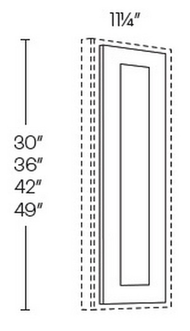 CNC Cabinetry Park Avenue White Kitchen Cabinet - WDE1236