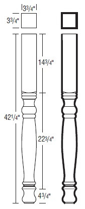 Aristokraft Cabinetry All Plywood Series Gaither Birch English Bar Column ENGBARCOLUMN