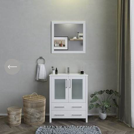 Vanity Art - Bathroom Vanity Set - VA3030B - Brown