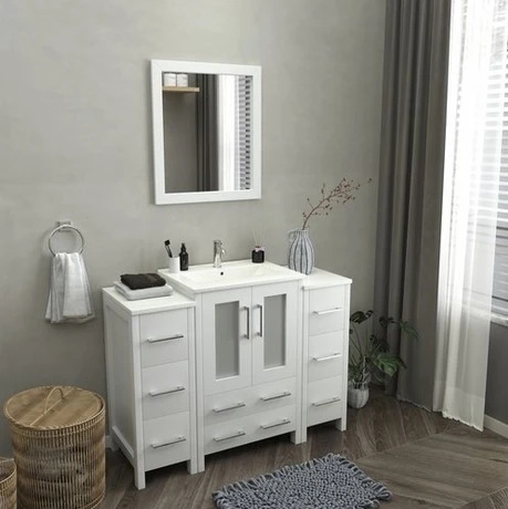 Vanity Art - Bathroom Vanity Set - VA3036-48B - Brown