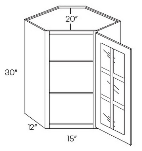 CNC Cabinetry Richmond White Kitchen Cabinet - GCWFI2430