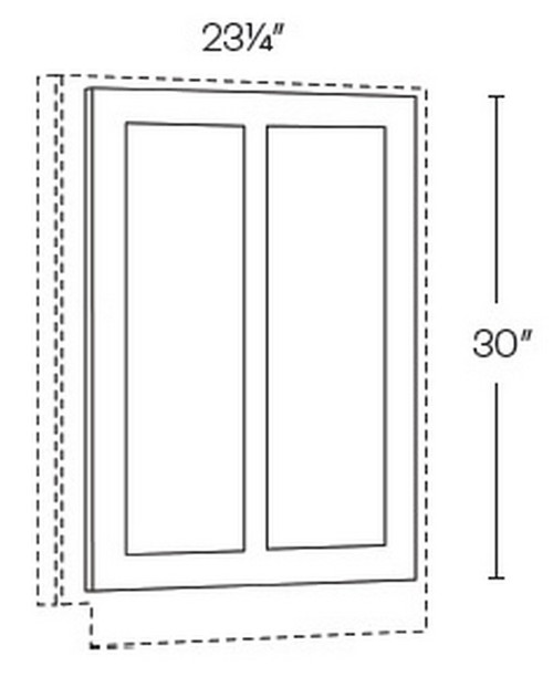 CNC Cabinetry Richmond White Kitchen Cabinet - BDE24