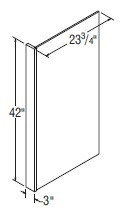 Aristokraft Cabinetry All Plywood Series Korbett Maple Plywood Panel PEPR342