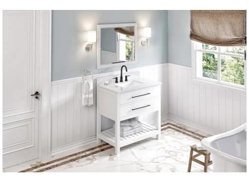 Jeffrey Alexander - Mirror - White - MIR2CAD-33-WH