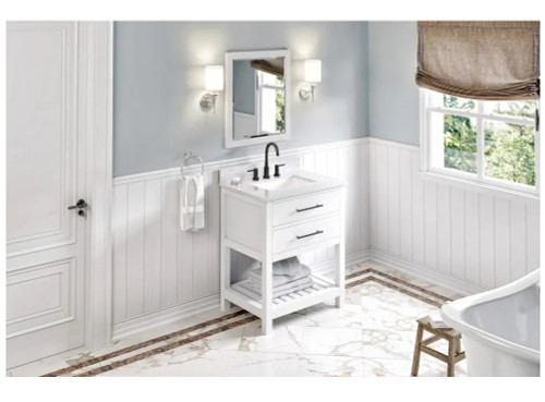 Jeffrey Alexander - Mirror - White - MIR2CAD-24-WH