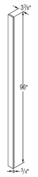 Aristokraft Cabinetry Select Series Rena PureStyle Paint Laminate Top Decking Material DECK4X97