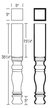 Aristokraft Cabinetry All Plywood Series Landen Maple English Island Column ENGISLCOLUMN