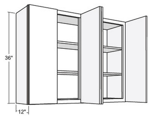 Cubitac Cabinetry Newport Latte Four Doors Wall Cabinet - W4836-NL