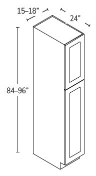 Forevermark Champagne Maple Shaker Kitchen Cabinet - WP1896-AZ