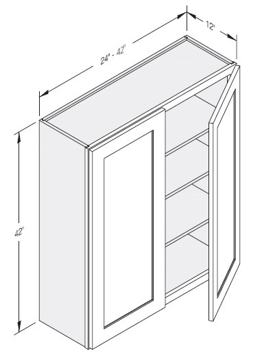 Cab-Tec Sturbridge Caramel Kitchen Cabinet - SBC-W2442