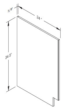 Cab-Tec Sturbridge Caramel Kitchen Cabinet - SBC-BEPL