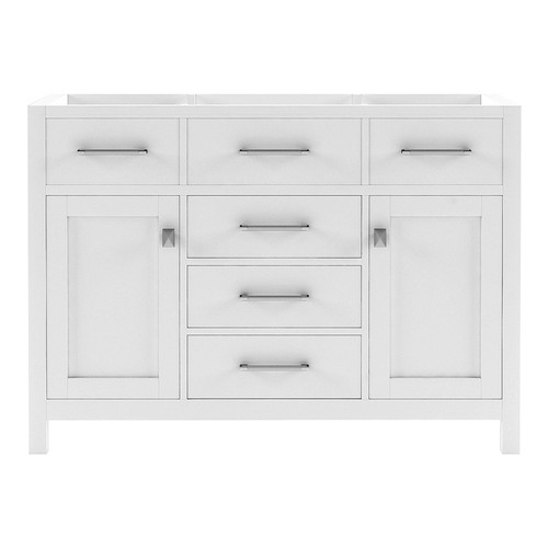 Virtu USA - Caroline 48" Single Cabinet in White - MS-2048-CAB-WH