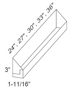 Ideal Cabinetry Lenox Valley Gray Tilt-out Tray Kits - SBTOTK24-LVG
