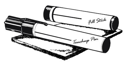 Ideal Cabinetry Lenox Vessel Blue Touch-Up Kit - TUK-LVB