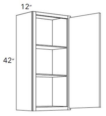 Boston Cabinetry Shaker White Kitchen Cabinet - W1542-SW