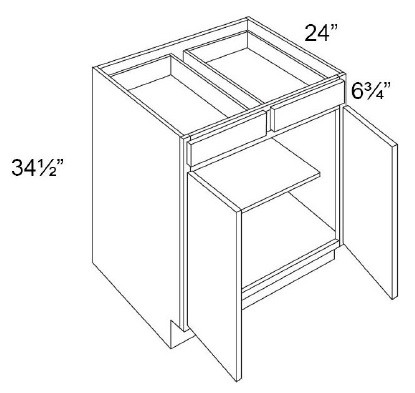 Boston Cabinetry Shaker Gray Kitchen Cabinet - B33-SG