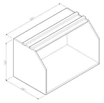 GHI Cabinetry Newport White - GMC3018NPW