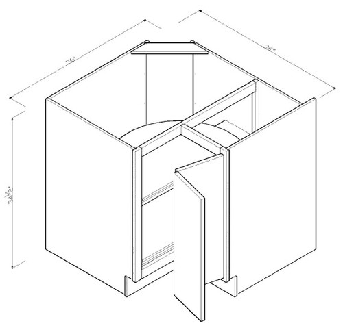 GHI Cabinetry Sonona Sand - GDCB3612SNS