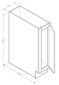 GHI Cabinetry Sonona Wheat - GB09SNW