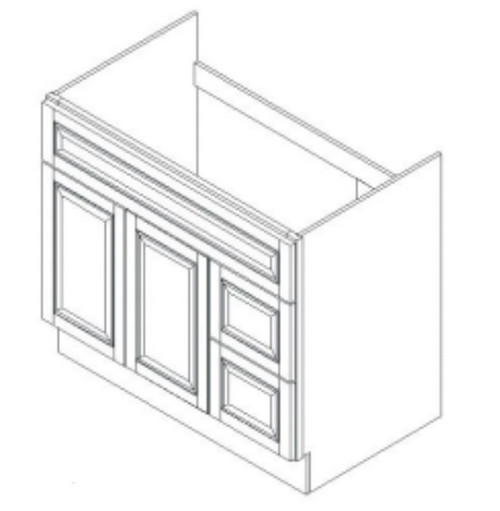 GHI Cabinetry Sonona Wheat - GV3621D-LSNW